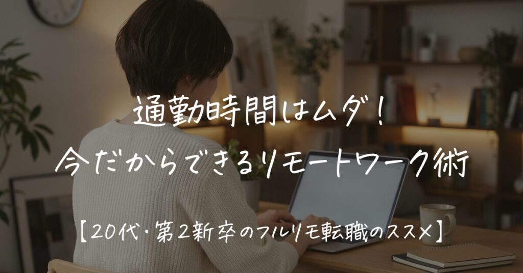 時間を有効活用するリモートの働き方